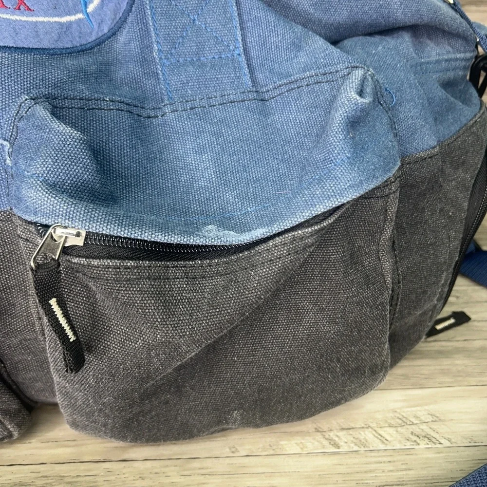 Tommy Bahama Canvas Duffle Relax‎ Patch Coastal Nautical Travel Resort